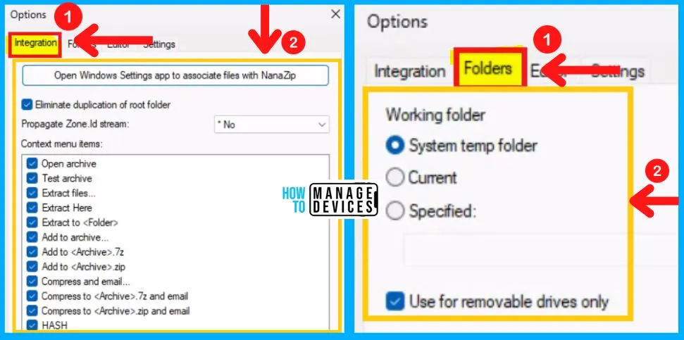 NanaZip File Manager for Windows | Download and Use - fig. 10