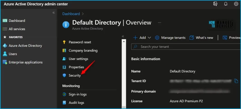 Enable Suspicious Activities Report in Azure AD Fig.1