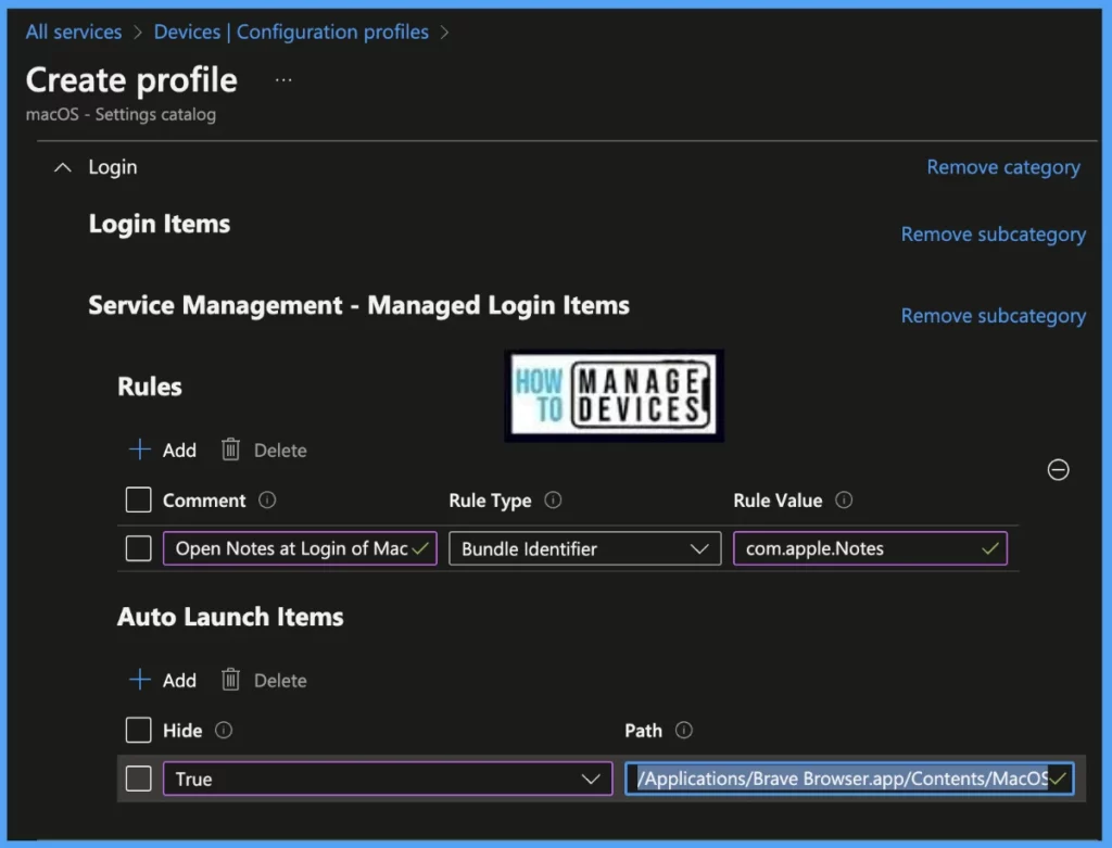 Manage macOS Login Background App Experience Using Intune Fig.4