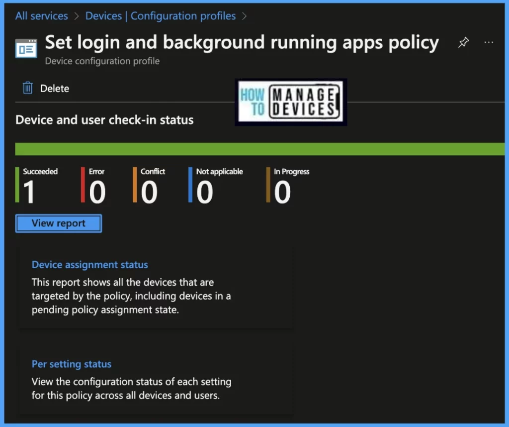 Login and background app restriction in macOS devices using Intune Fig. 8