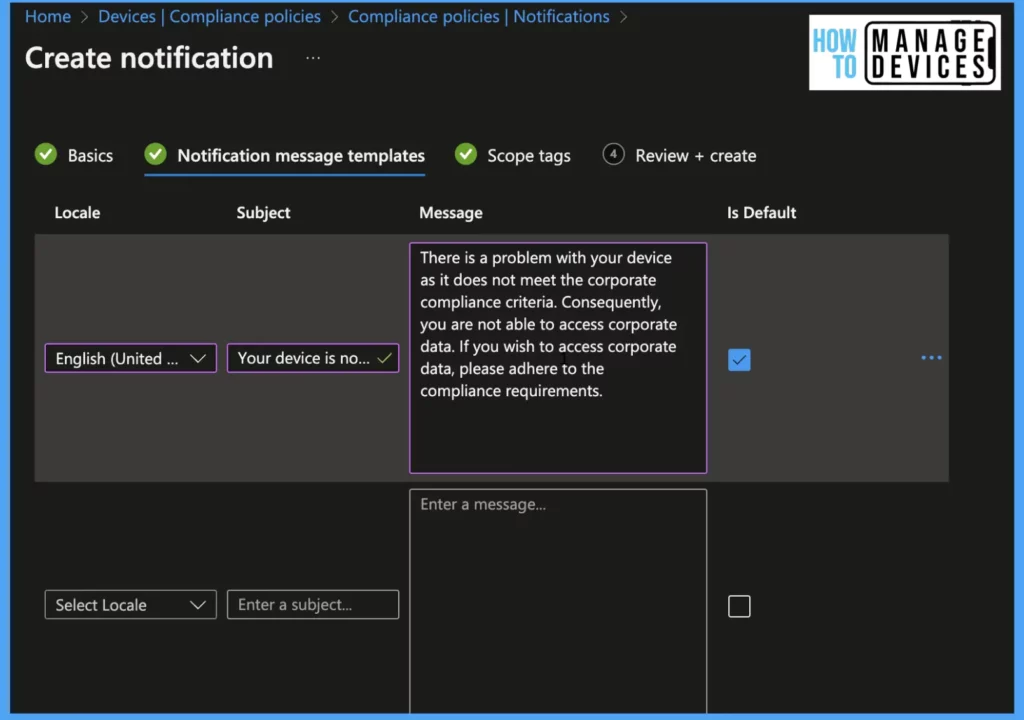 How to create a Compliance policy for iOS/iPadOS devices fig.4