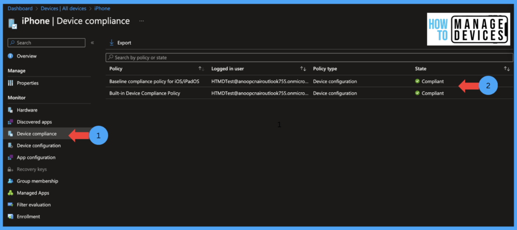 How to create a Compliance policy for iOS/iPadOS devices fig.12