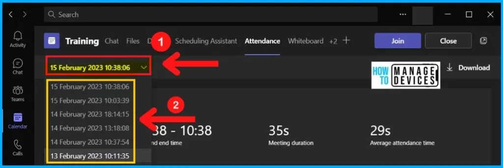 Enable Meeting Attendance Reports in MS Teams | View and Download - fig. 10