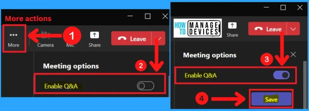 Enable Q&A in Microsoft Teams Meetings - fig. 4