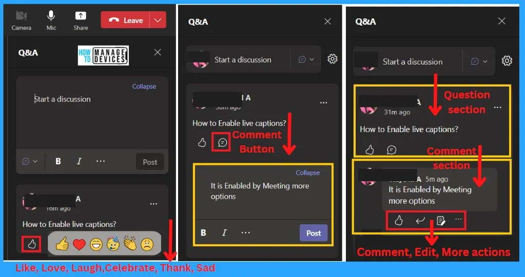 Enable Q&A in Microsoft Teams Meetings - fig. 8