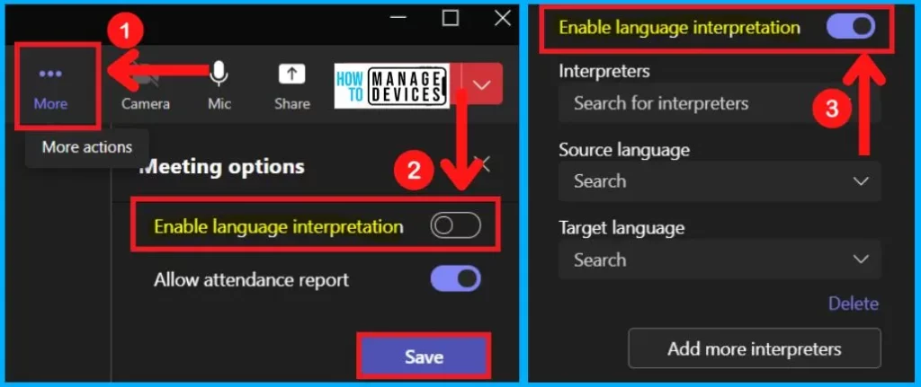 Enable Language Interpretation in Teams Meetings | Real-Time Translation - fig.3