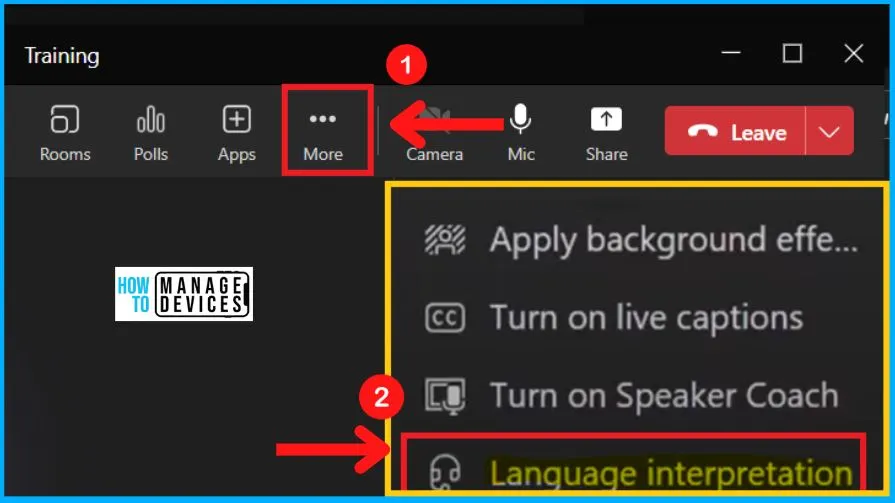 Enable Language Interpretation in Teams Meetings | Real-Time Translation - fig.8