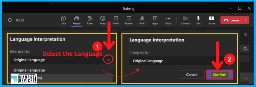 Enable Language Interpretation in Teams Meetings | Real-Time Translation - fig.9