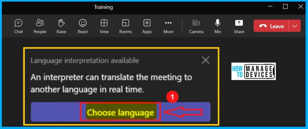 Enable Language Interpretation in Teams Meetings | Real-Time Translation - fig.7