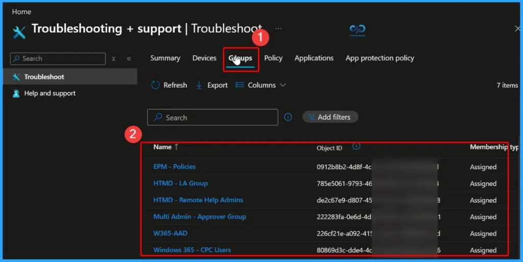 Explore Intune Troubleshooting Plus Support Dashboard for Intune Issues 9 Explore Intune Troubleshooting Plus Support Dashboard for Intune Issues - Fig.8