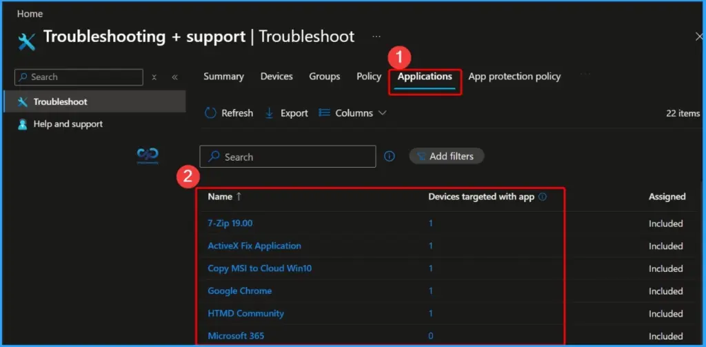 Explore Intune Troubleshooting Plus Support Dashboard for Intune Issues 11 Explore Intune Troubleshooting Plus Support Dashboard for Intune Issues - Fig.10
