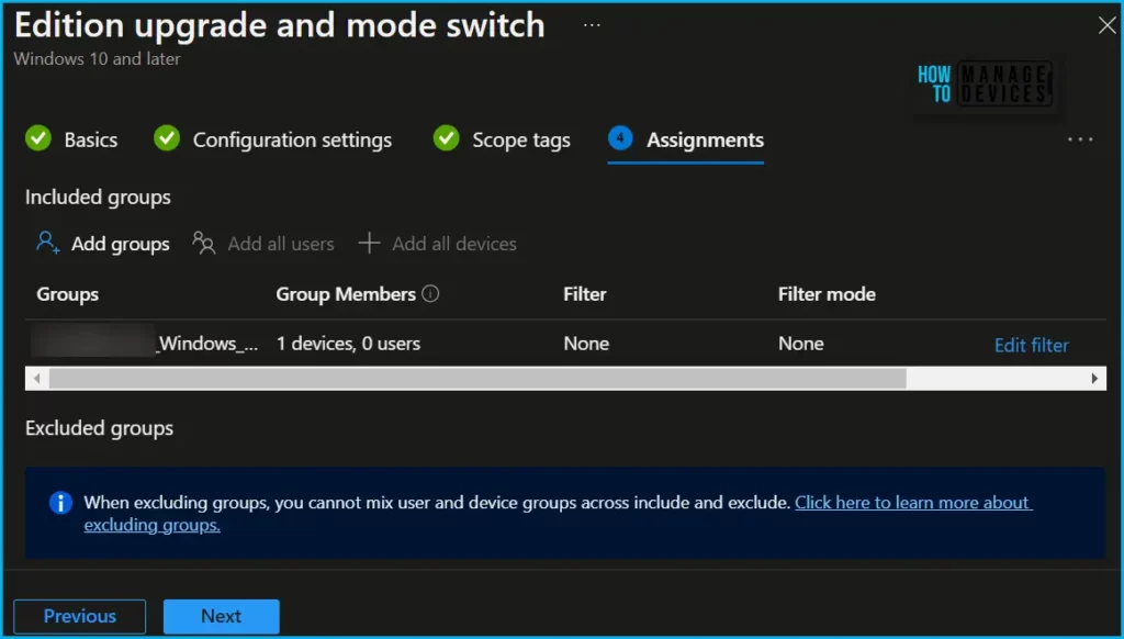 Upgrade Windows 10/11 Edition using Intune Policy Fig.5