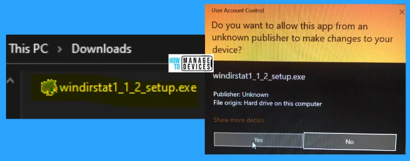 WinDirStat on Windows 11 | Install and Use -Fig.2