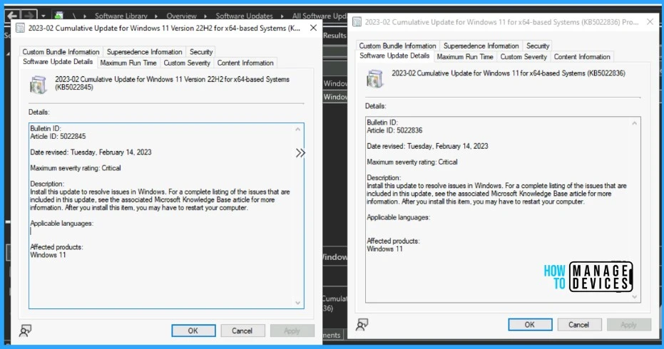 Windows 11 KB5022836 KB5022845 Patch Tuesday February 2023 Fig.2