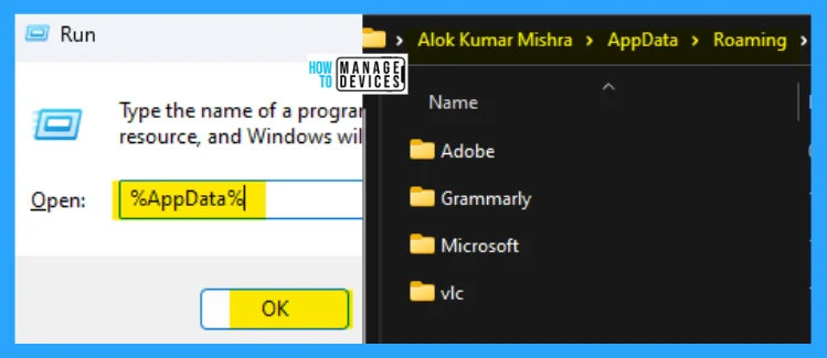 Find Folder Locations Using RUN Command in Windows - FIg.11