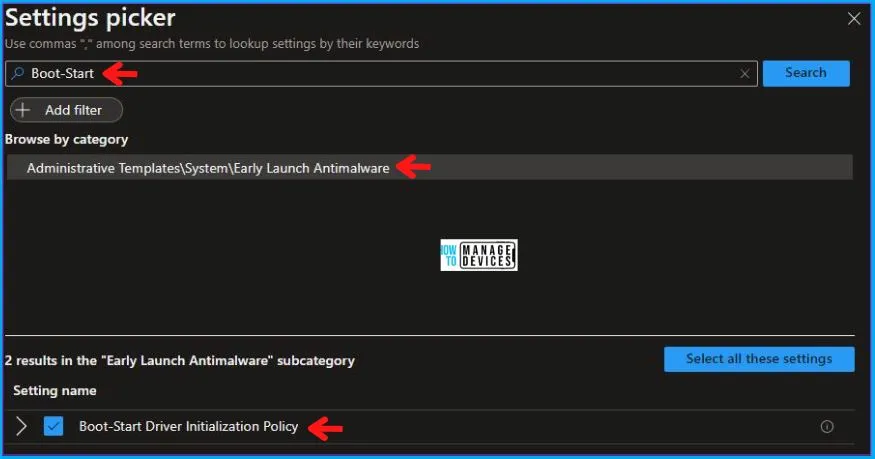 Boot Start Driver Initialization Policy Using Intune Fig.4