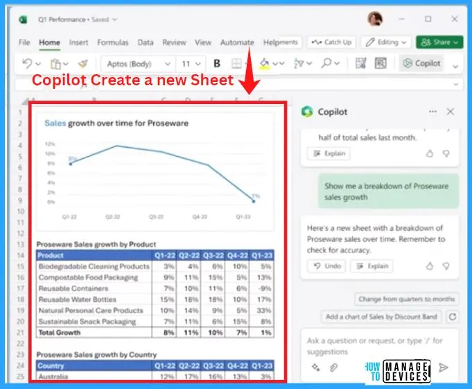 Copilot in Excel AI Integration to Automate Excel Tasks Coming Soon Fig.5 Creds to MS