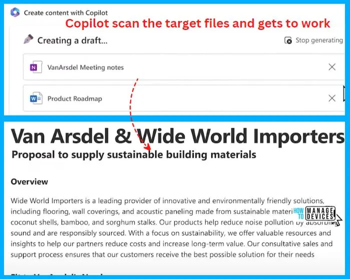 AI Powered Copilot in Word to Automate Creation of Complex Documents - fig.3 - Creds to MS