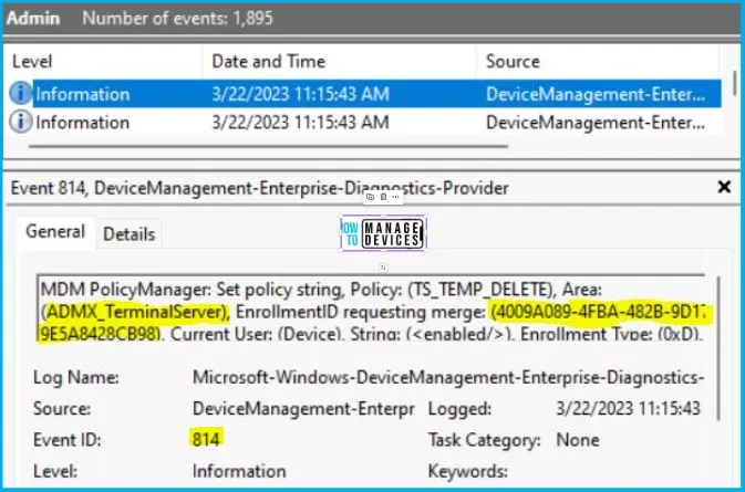 Do not delete temp folders upon exit Policy Using Intune Fig.9