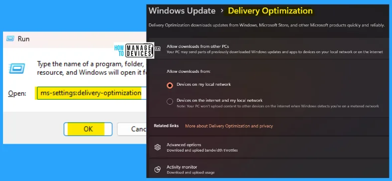 Run Commands for Windows Update and Other Settings - Fig. 2