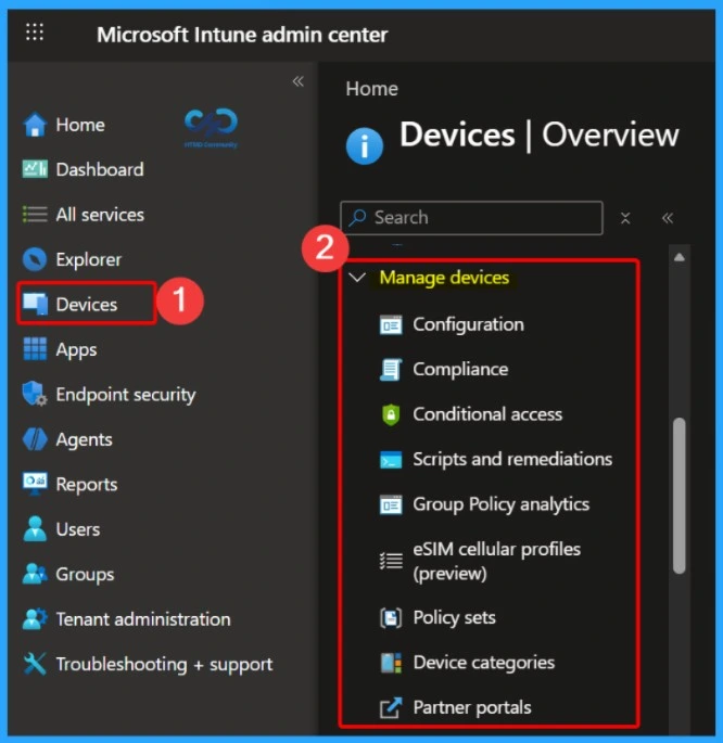 Explore New Devices Experience in Intune Admin Center for Unified Device Management - Fig.2