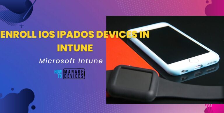 Enroll iOS Device in Intune