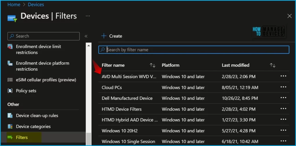 Check Associated Assignments for Intune Filters Fig.2