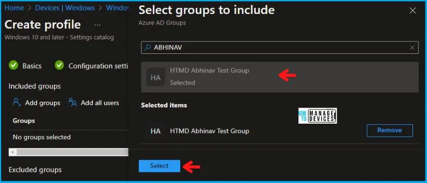Enable Screen Saver Policy using Intune Fig. 8