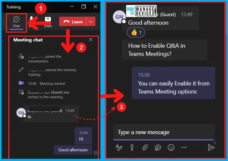 Enable Disable Meeting Chat In MS Teams Meetings - fig.5