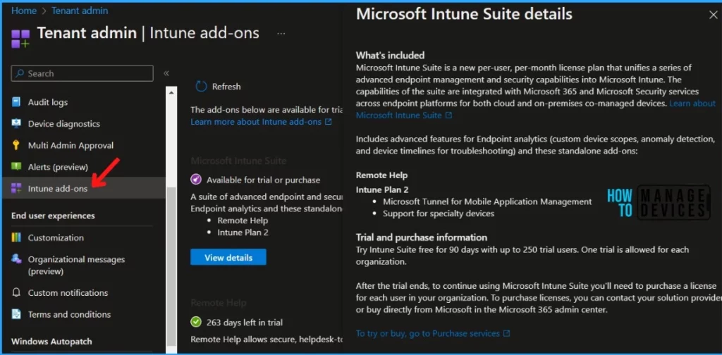 Intune add-ons New Microsoft Intune Suite for Endpoint Management