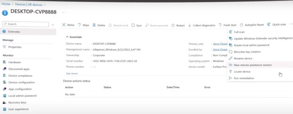 New Microsoft Intune Suite for Endpoint Management Run Remediation | Credit - Microsoft