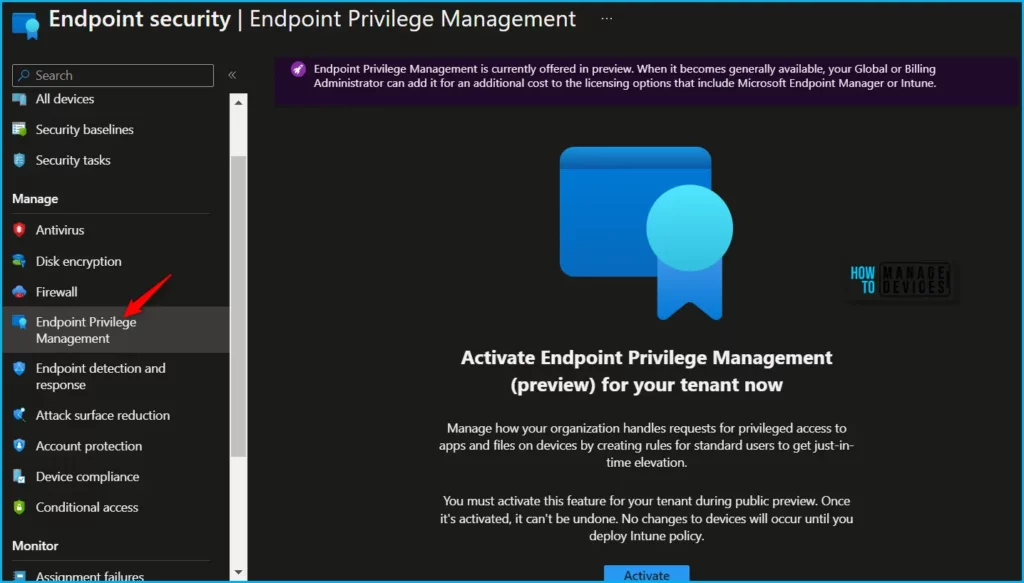 HTMD Newsletter from 27th to 31st March 2023 4 New Feature in Intune Service Release 2303 March Update Endpoint Privilege Management 27th to 31st March 2023 Fig. 4