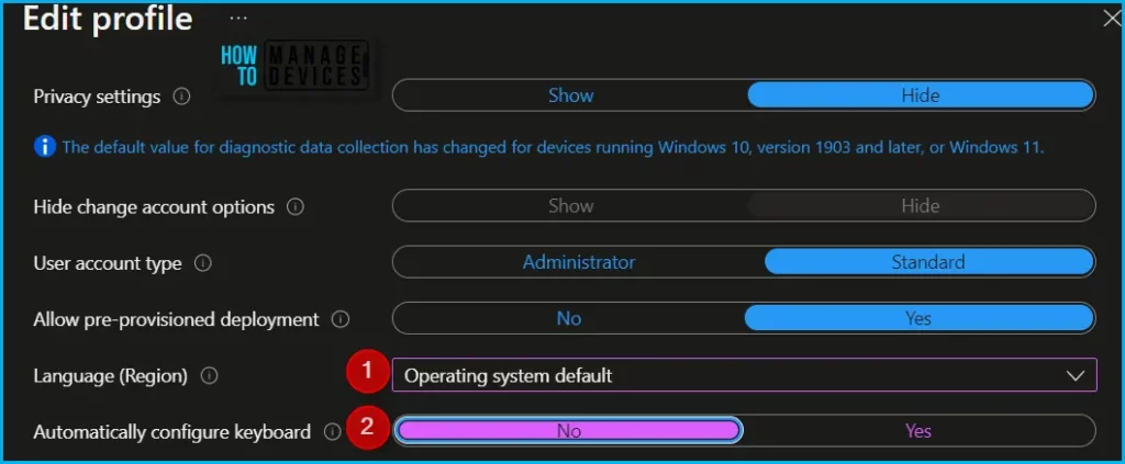 Keyboard Layout Prompt in Windows Autopilot OOBE Process Fig.4