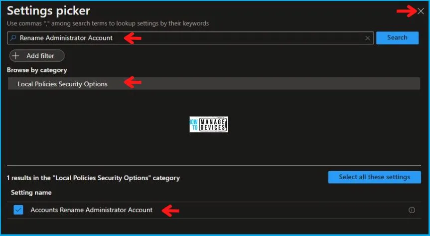 Rename Administrator Account Policy Using Intune Fig.4