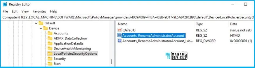 Rename Administrator Account Policy Using Intune Fig.10