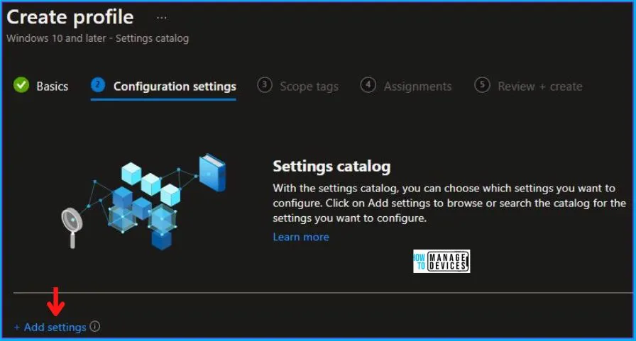 Setting Up MS Edge Homepage Using Intune Fig.4