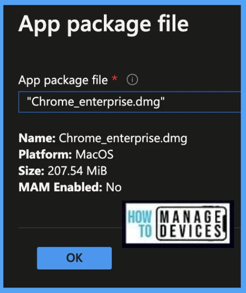 How to deploy DMG apps in macOS using Intune Fig.2