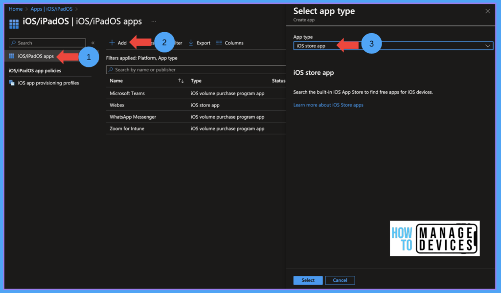 How to Publish new iOS apps in Intune Fig: 1