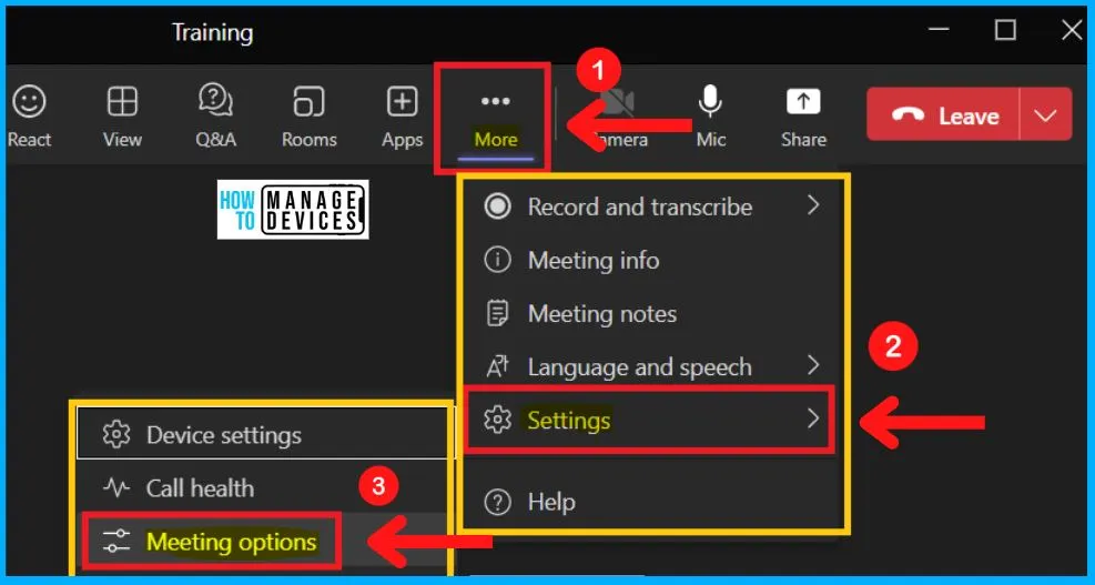 Use Live Reactions in MS Teams Meetings - fig.2