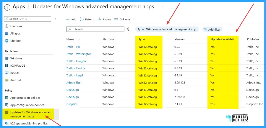 Intune Advanced App and Vulnerability Management for 3rd Party Patch Management from Microsoft Fig 4 - Credits to MS