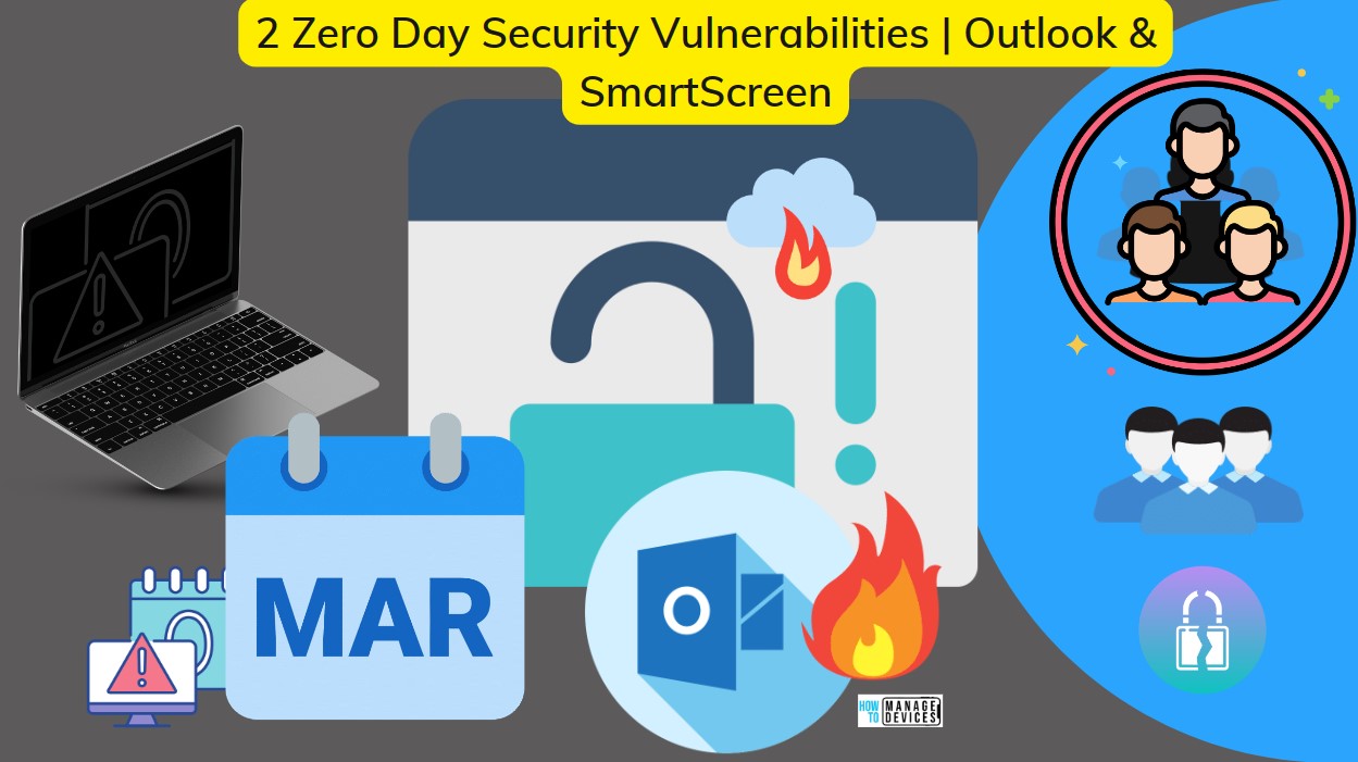2 Zero Day Security Vulnerabilities with Outlook and SmartScreen March Patch Tuesday