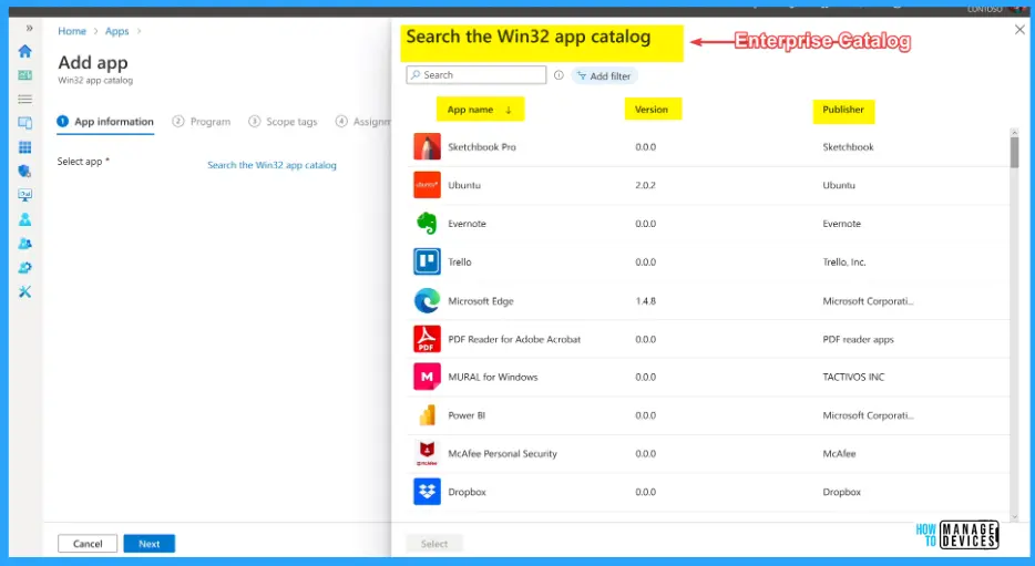 Intune Advanced App and Vulnerability Management for 3rd Party Patch Management from Microsoft Fig 3 - Credits to MS