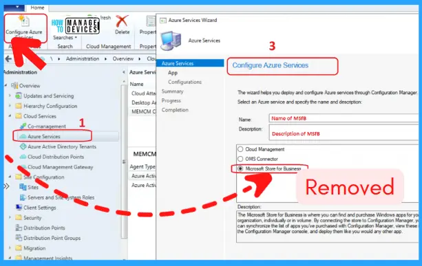 MSfB INtegration Option is Removed -SCCM 2303 Upgrade Step by Step Guide | New Features Fig.1.1