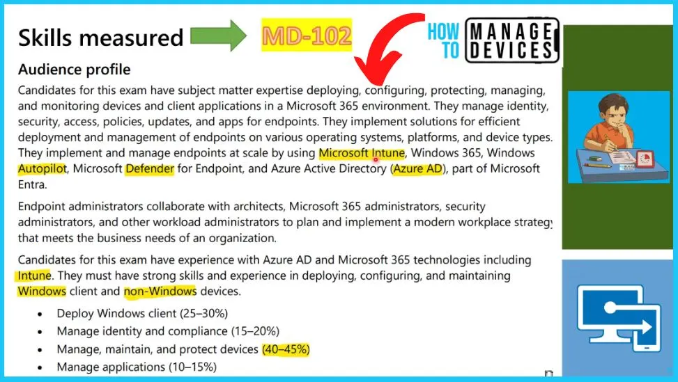 Intune Exam MD 102 Study Guide Starter Kit - Microsoft Intune Certification - fig3