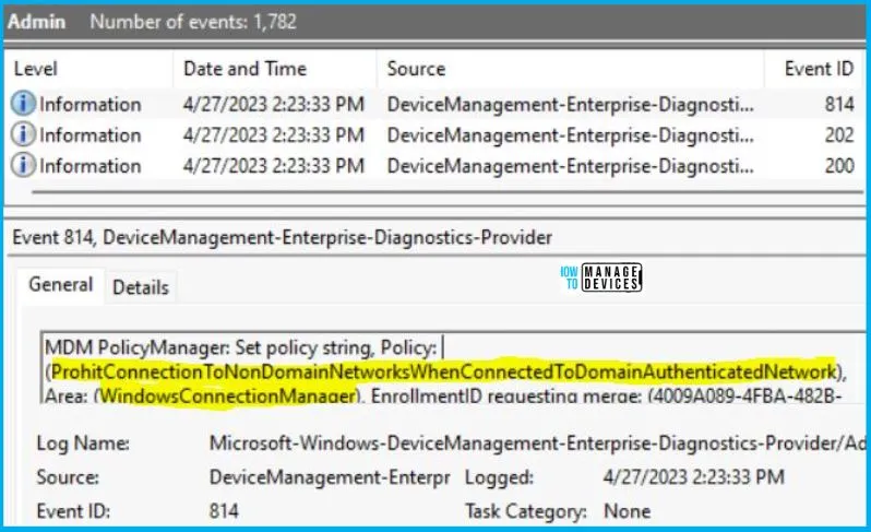 Prohibit connection to non-domain Networks Using Intune Fig.10