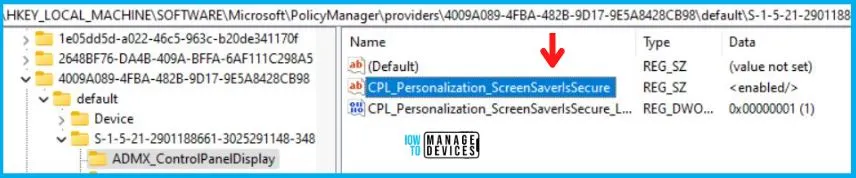 Password Protected Screen Saver Policy Using Intune Fig. 11