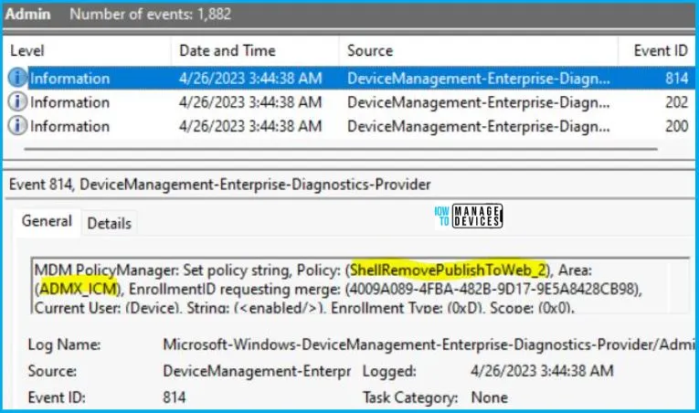 Disable Publish to Web Using Intune Fig.10