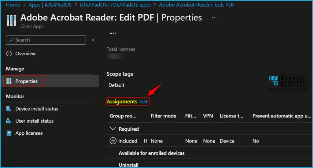 Configure Apple VPP Application Automatic Updates from Intune Fig.3