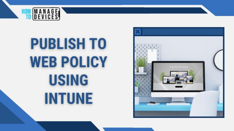 Disable Publish to Web Using Intune