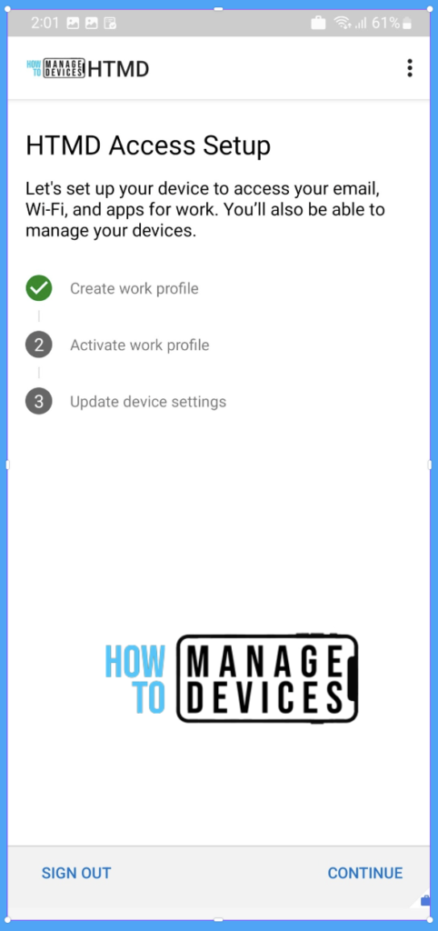 Enroll Android devices to Android for Work In Intune Fig. 18